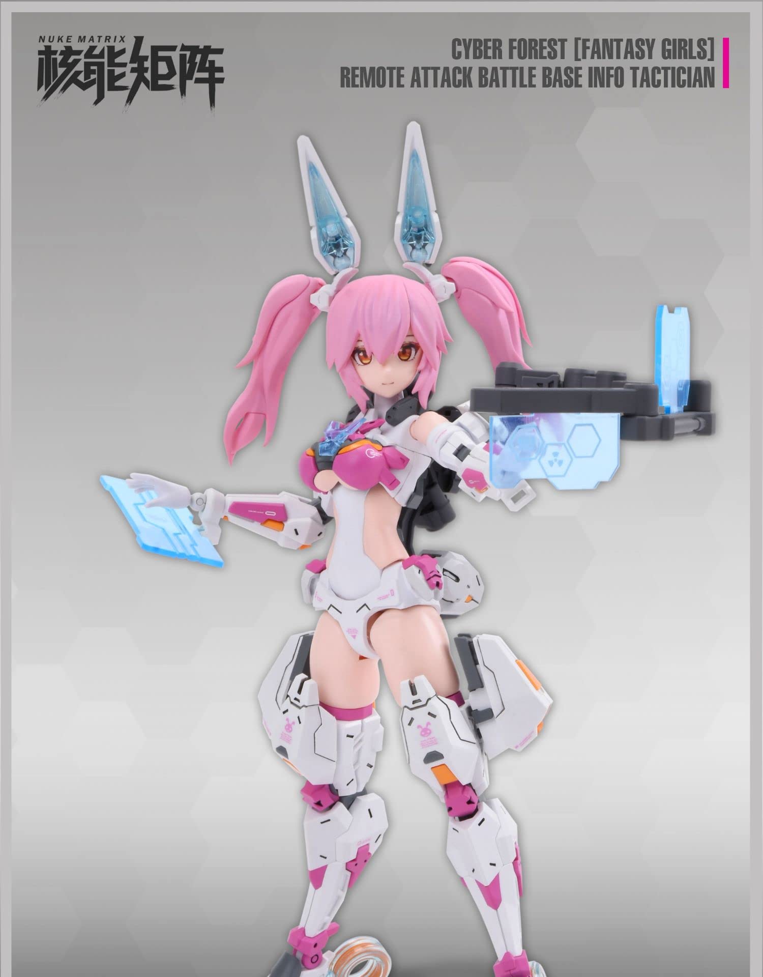 Amazon.co.jp: 核能矩阵 (NUKE MATRIX) 1/12 可愛 兎戦士 ABS PVC